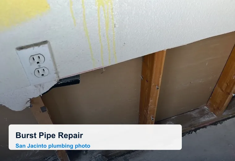 Burst Pipe Repair in San Jacinto