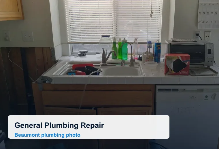 General Plumbing Repair in Beaumont