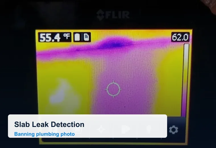 Slab Leak Detection in Banning