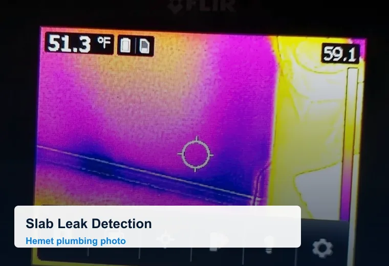 Slab Leak Detection in Hemet