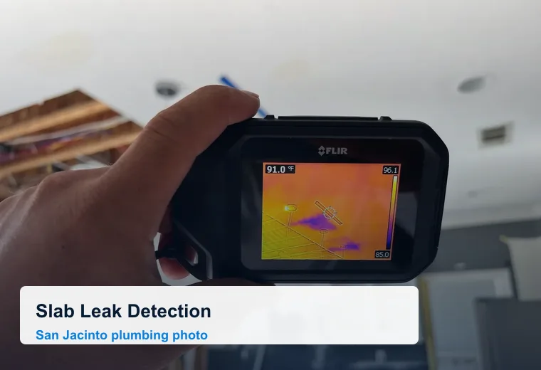 Slab Leak Detection in San Jacinto