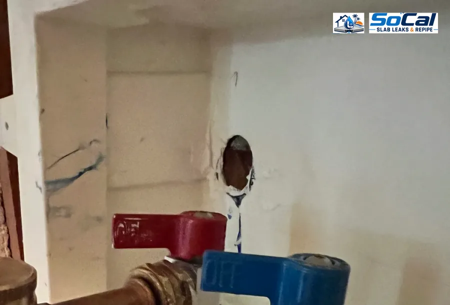 Angle Stop Replacement photo for Beaumont homeowners showing small plumbing repair documentation