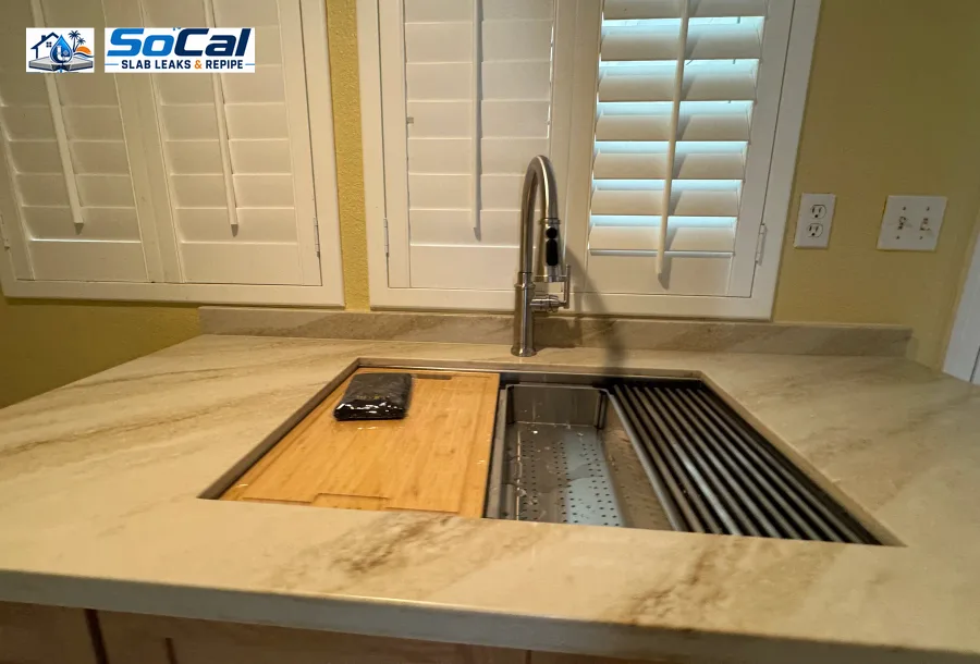 Faucet Replacement photo for Beaumont homeowners showing small plumbing repair documentation