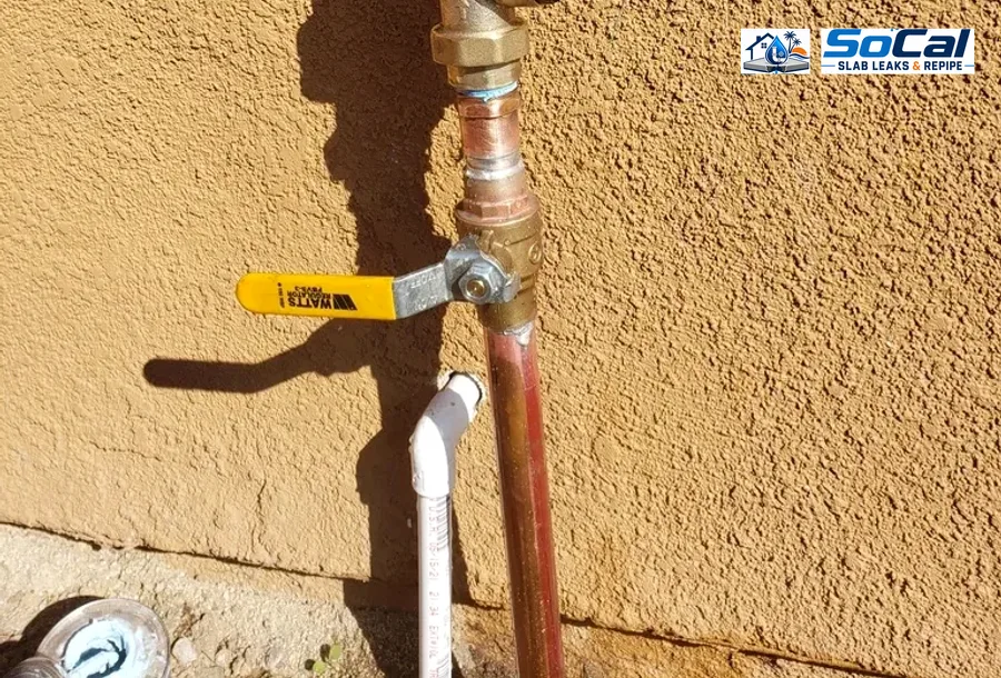 Hose Bib Replacement photo for Banning homeowners showing small plumbing repair documentation