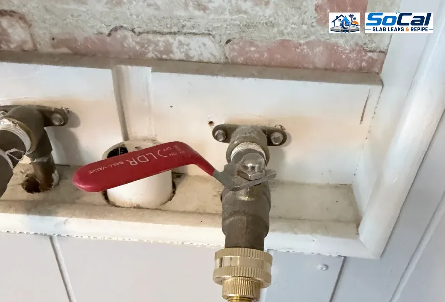 Pressure Regulator Replacement photo for Beaumont homeowners showing small plumbing repair documentation
